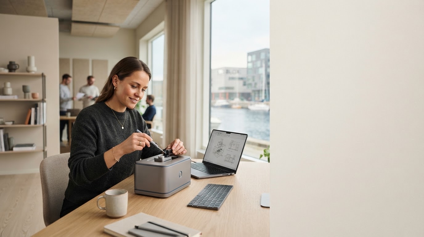 Luvor Fyrvo dataanalytiker der gennemgår risikorapporter